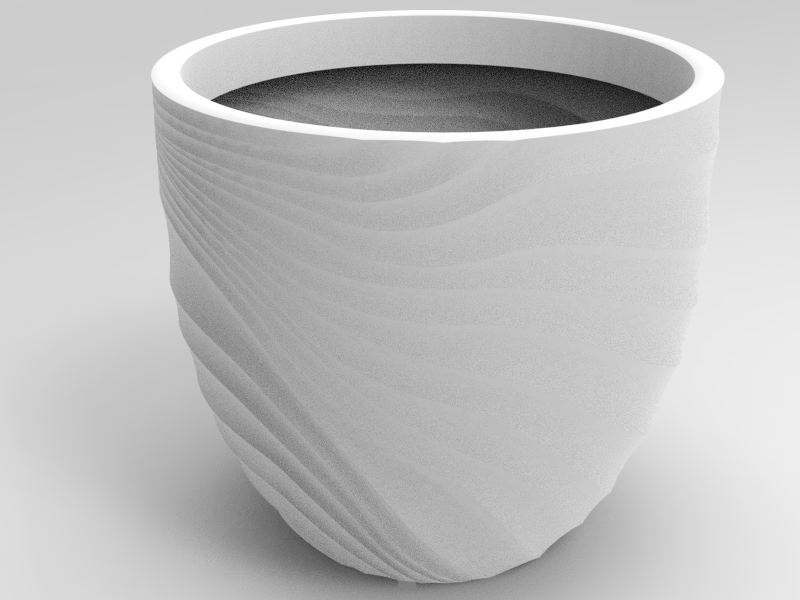Pot Dune : Diamètre 600xht548 mm