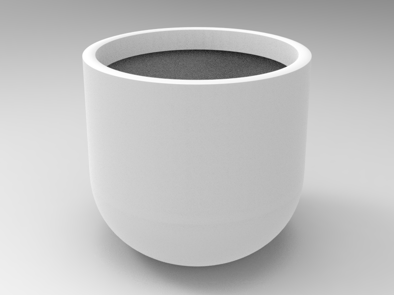 Pot Lune : Diamètre 600xht548 mm