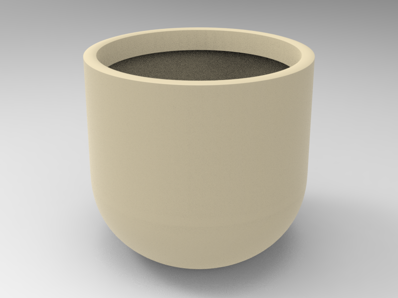 Pot Lune : Diamètre 800xht730 mm