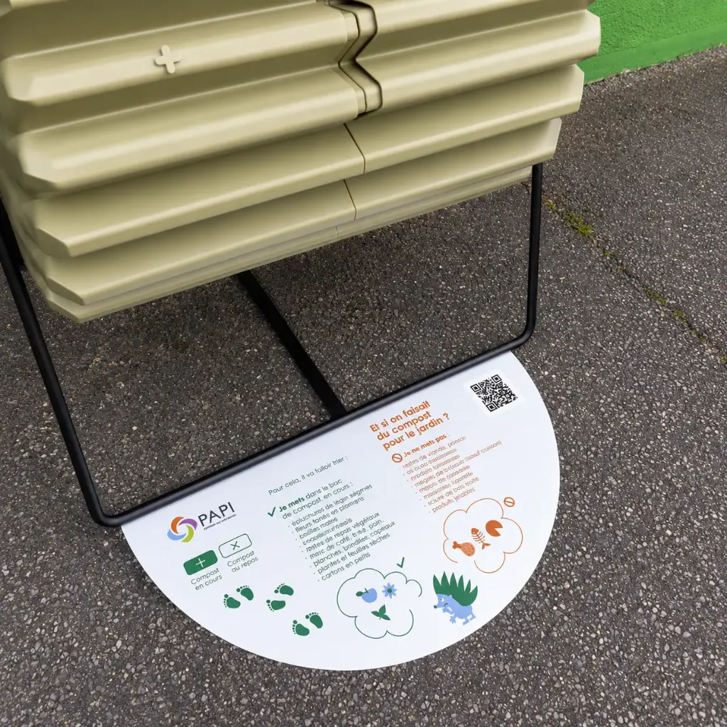 Half-Moon Mat for Hérisson Composter