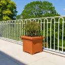 Pot carré lisse 